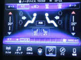 エアコンは運転席と助手席それぞれで温度の調節が可能です。