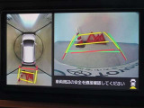 バックガイドモニターを装備しています、車庫入れもラクラクです。パノラミックビューモニターを搭載しています、上からの画像も表示されます。
