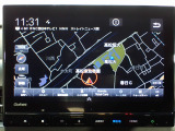 ホンダ純正ナビなのでダッシュボードにスッキリと収まっています。土地勘の無い所でも道に迷わず安心ですね!