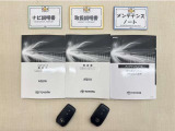 基本操作はもちろん、困った時に役立つ取扱説明書、整備歴が確認出来るメンテナンスノートが付いてます。安心ですね☆☆