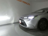 LEDヘッドライトです。デザイン性がよくとても明るいので、夜間の走行や悪天候でも安心です。しかも長寿命!