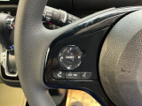 ステアリング左手側にオーディオ関連のコントロールスイッチを配置しています。操作時は視線を逸らすことなく運転に集中できます。