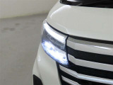 精悍な目つきのLEDヘッドランプを装備しております。