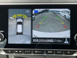 車を真上から見下ろしているかのように周囲の状況を把握して安心して駐車が行えるアラウンドビューモニターが付いています