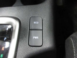 燃費改善のECOモード、パワフルな走行にPWRモードと、切り替えができるスーパーインテリジェントA/Tです。