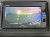 便利な3ビュー切り替え、ガイド線表示付きのバックカメラです。後退時、後方の視界をサポートします