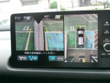 サイドカメラの画像です。駐車の際、幅寄せの際の目安になります。