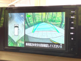 【アラウンドビューモニター】専用のカメラにより、上から見下ろしたような視点で360度クルマの周囲を確認することができます☆死角部分も確認しやすく、狭い場所での切り返しや駐車もスムーズに行えます。