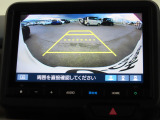 リアワイドカメラシステム!従来の視野に加えて、後方側方を約180&deg;まで見えるワイドビューと、後方を真上から見たような視野で駐車時などに便利なトップダウンビューの3つの視野があります!