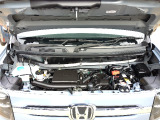 自慢のエンジンはパワードbyHONDAです。精度とバランスにこだわって、低回転からスムースなパワーを発揮します。