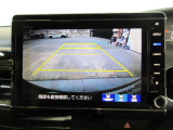 バックカメラの画像です。ガイドラインがスムースな車庫入れをサポートいたします!車庫入れの安心感がアップしますね☆
