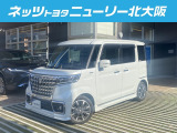 スペーシアカスタム入庫いたしました!両側パワースライドドアで乗り降りも楽々です。