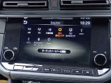 ニッサンコネクトナビゲーションシステム(地デジ) ハンズフリーフォン VICS(FM多重) Bluetooth Apple CarPlay Android Auto連携、AM/FMラジオ、iPod対応