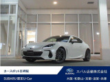 走行距離にご注目。6速MTのBRZ入庫。9インチメモリーナビゲーション、前方録画型ドライブレコーダー装備。