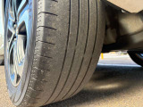 左後ろのタイヤの状態です!後ろのタイヤは2本新品での納車になります!