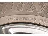 265/65R17    車両装着タイヤサイズです。 タイヤのご相談もトヨタモビリティ石川にお任せください