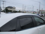 雨の日でも換気ができる、便利なプラスチックバイザー付き。