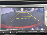 車庫入れ時に安心のバックカメラがついています。