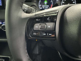ステアリングスイッチ装備!運転しながら手元でオーディオの操作などができます。