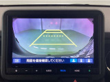 リアカメラは3種類の中から好きなアングルで表示ができます。ガイドラインもついているのできっちり車庫入れできます
