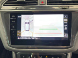 アラウンドビューモニター。バックカメラはもちろん車を上空から見たようなカメラで周囲の様子をモニターできます。