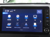 ホンダ純正ギャザズ9インチナビLXU-242NBiを装備。AppleCarPlay&AndroidAuto/AM/FM/CD・DVD再生/BTA/フルセグTVがご利用いただけます