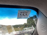 次回の車検日になります。こちらのステッカーをご確認ください。