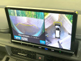 【マルチビューカメラシステム】専用のカメラにより、上から見下ろしたような視点で360度クルマの周囲を確認することができます☆縦列駐車や幅寄せ時に活躍してくれます♪