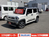 <令和4年式> ピュアホワイトパールガンメタリック2トーン。N-ONE・キャストなどをお探しの方に!遊べる軽★洗練された特別仕様車【ハスラーJ STYLE】はいかがですか?