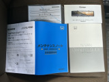 取り扱い説明書・メンテナンスノートもバッチリ揃ってます!!前ユーザーの整備履歴も確認出来ます!!