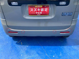 後退時ブレーキサポート・後方誤発進抑制機能センサーです。リヤバンパーに設置された超音波センサーが車両後方の状況を検知し各種制御を行います。またパーキングセンサー機能がブザーで危険をお知らせします♪