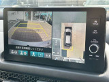 マルチビューカメラ装着済!死角になりやすい後方もとても見やすいです☆車庫入れに自信がない方や縦列駐車が苦手な方にも、オススメな機能です!車の全体が見れますので安心度もアップ!
