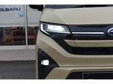 消費電力の少ないLEDヘッドランプを採用しています。フォグランプもLED仕様になっています。