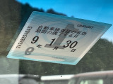 次回の車検日になります。こちらのステッカーをご確認ください。