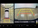 ご覧のパノラマモニターの他にステアリングスイッチも付いていますよ♪