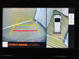 車を真上から見るような、パノラミックヴューモニターを装備、安心ですね。