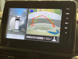 【アラウンドビューモニター】専用のカメラにより、上から見下ろしたような視点で360度クルマの周囲を確認することができます☆死角部分も確認しやすく、狭い場所での切り返しや駐車もスムーズに行えます。