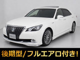 ★トヨタ クラウンマジェスタHV 3.5F 後期型★★サンルーフ★OP18AW★黒本革★衝突軽減★★レーダークルーズ★クリアランスソナー★★踏み間違い防止★BSM★アドバンストPKG★★フルエアロ★後席VIP★冷暖房シート★