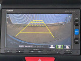 カラービジョンとガイド線で見やすい視点切替式のバックモニター。