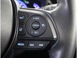 運転中でも手元で操作できます。