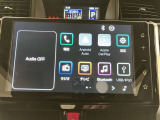 ディスプレイオーディオ搭載車です。Bluetoothも付いていますし、フルセグでテレビも視聴出来ます。