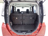 大きく開いて荷物の出し入れがラクラク
