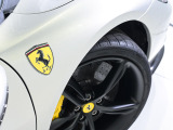 イエロー・ブレーキキャリパーを装着し、センターストライプのイエローと美しく呼応するカラーコーディネートです。