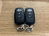 【スマートキー】 スマートキーを携帯していれば、ドアハンドルのボタンを押してロックの解除ができ、パワースライドドア(左側)もワンタッチで開閉できます。