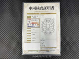 車両検査証明書です!お車の状態を、ありのまま記載しています。車種・グレード・走行距離・内外装の評価などのご参考に♪