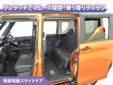 両側パワースライドドアなので、荷物で手がいっぱいの時でも無理なく開ける事が出来ます。