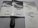 取説・メンテナンスノート・スマートキーの3点セットです。