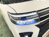 LEDヘッドライト付きです。夜間の運転も安心ですね