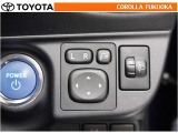 電動格納ミラーは、スイッチで簡単操作!狭いスペースでの取り回しや駐車時に大変重宝します。