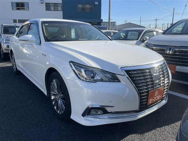 クラウン ハイブリッド 2.5 ロイヤルサルーン 禁煙車 純正ナビ フルセグ バックカメラ